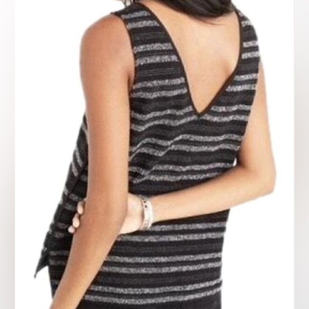 ✨Madewell Black & White Striped Terry Tank/Cami Top